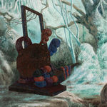 ALBERTO SAVINIO, Machine Pour Féconder Les Arbres, 1929, Huile sur toile d'origine