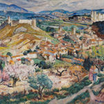 MELA MUTER (MARIA MELANIA MUTERMILCH DIT), Village De La Provence Avignonnaise, Huile sur toile