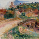 Pierre-Auguste Renoir, Entrée de village, 1913, huile sur toile