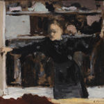 EDOUARD VUILLARD, Marie Ouvrant La Fenêtre , 1893, Huile sur panneau