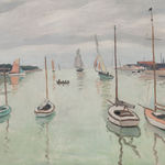 Albert Marquet, La Rochelle, 1920, Huile sur toile