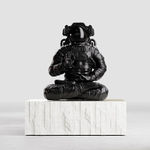 Joseph Klibansky, White Universe Black (Buddha), 2024