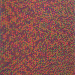 Green brown red and orange asterisk shaped forms morphing against each other