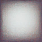 square thread painting, ombre maroon to white, edge to center