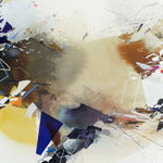 Detail of the center of When Time Becomes Nervous