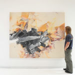 Andrew Schoultz, Blue Vessel Out to Sail, 2024