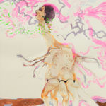 Rina Banerjee, Relocation? is this a dislocation? An undercover twisted formation? migration trapped in geography and distress of growing garbage...