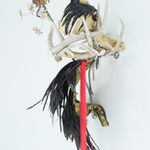 Rina Banerjee, Runaway in rope, liberty protested mirrored in records of menials, natives, and female messages. Massages to the law...