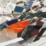 Detail of the lower right side of the left layered mass in Increasing the In-Between