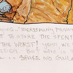 William T. Wiley, Sluggo and Matisse #1, 1999