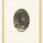 UNTITLED, framed with cream mat