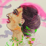 Rina Banerjee, Relocation? is this a dislocation? An undercover twisted formation? migration trapped in geography and distress of growing garbage...