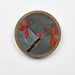 Frank Walter, Untitled (Nocturne with purple sky and green field )