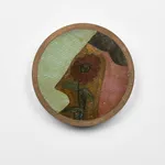 Frank Walter, Untitled (Red flower on abstract land sky)