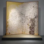 Daisuke Nakano, Cherry Blossom Folding Screen “Dancing Blossoms”, 2025
