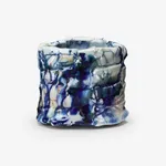 Kodai Ujiie, [Featured in the New York Times] Nezumi Shino Lacquer Medium Jar 漆貫入彩鼠志野中壺, 2024