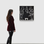 TRENTON DOYLE HANCOCK, Step and Screw: West End Scrap (Only Jew King), 2021