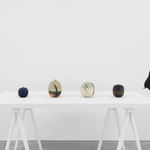 MARIT TINGLEFF, Standing Tiles Series: Red and White, 2020