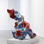 YINKA SHONIBARE, Bronze Textile I, 2023