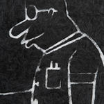 TRENTON DOYLE HANCOCK, Step and Screw: West End Scrap (Four Foot Furry Face Off), 2021