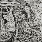 TRENTON DOYLE HANCOCK, The Skint Alterpiece: Vegans Make Deposits at the Tofu Bank, 2020