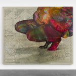 FIRELEI BÁEZ, Untitled (A Correct Chart of Hispaniola with the Windward Passage), 2020