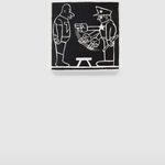 TRENTON DOYLE HANCOCK, Step and Screw: West End Scrap (Only Jew King), 2021