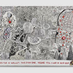 TRENTON DOYLE HANCOCK, The Skint Alterpiece: Vegans Make Deposits at the Tofu Bank, 2020