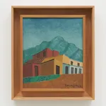 Max Ruf, Untitled (phthalo green lines, connected, white over black, red and green), 2023- 25