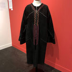 Jae Jarrell, Wool Tweed Capelet Suit With Purple Silk Accent Shirt, 1960s