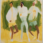 Enrico Riley, Untitled: Witness, Triangle Trade, 2019