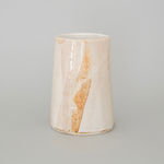 Leslie McKinley Howell, Vessel with blue abstracts, 2018