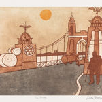 Julian Trevelyan, The Bridge, Hammersmith, 1985