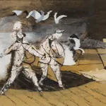 Keith Vaughan, Fisherman (The Old Seaweed Hoist, Finisterre), 1956