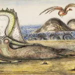 Cecil Collins, A Being of the Sea, 1945