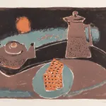 Henri Hayden, Nature morte a la Pipe (Still life with a Pipe), 1968