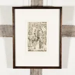 Edward Bawden, Mountains by W H Auden, from Ariel Poems, 1954