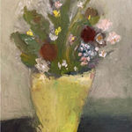 Rachel Arif, Flowers in an old ceramic pot