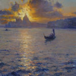 Edward Noott RBSA, Early evening, Venice