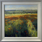 Edward Noott RBSA, Poppy field Cotswolds