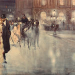 Paul Seguin Bertault, Sortie de L'Opera, Paris 1894