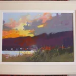 Tony Allain PS, PSA, MPANZ, Sunset, Loch Tay SOLD