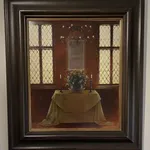 Ron Bone, Draped table SOLD