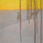 David Grossmann, Autumn Birds and Falling Leaves, 2021
