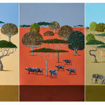 Rebecca Campbell, Commission of a painting similar to 'African Icons' , 2024