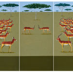 Rebecca Campbell, Commission of a painting similar to 'African Icons' , 2024