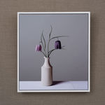 Jo Barrett, Still Life with Fritillaries and Stoneware Bottle - From the Fern Verrow Collection, 2021