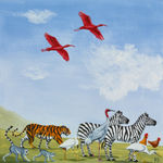 Rebecca Campbell, Commission of a painting similar to 'African Icons' , 2024