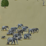 Rebecca Campbell, Commission of a painting similar to 'African Icons' , 2024