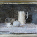 Ben Henriques, Hellebores on a Mandarin Background, 2021